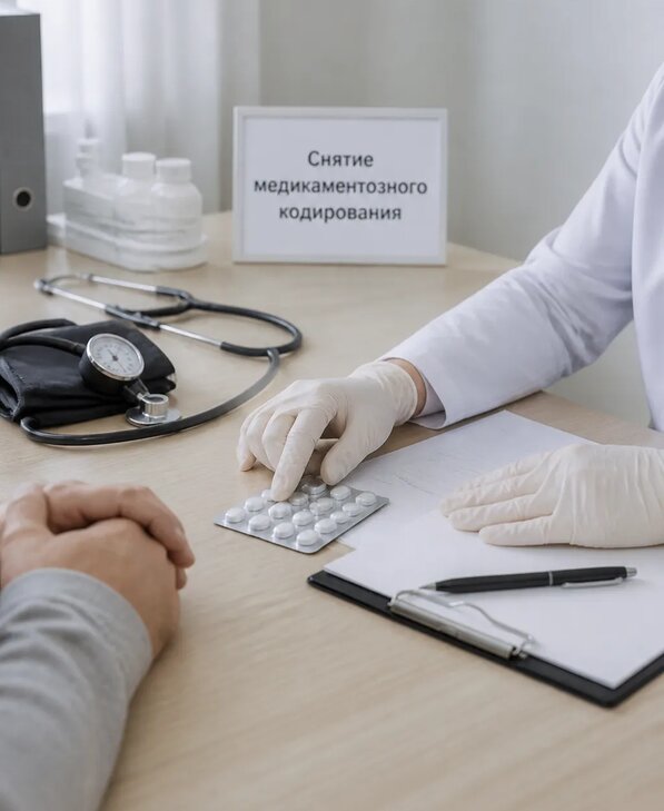 Снятие медикаментозного кодирования в Кимрах от 5220 р. | Медзона